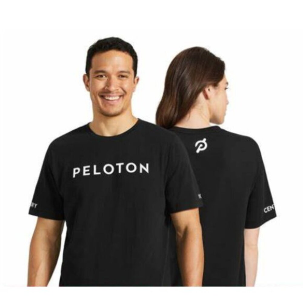 Peloton‎ Men's 100 Rides Runs Century Limited Edition Shirt Size XL Black